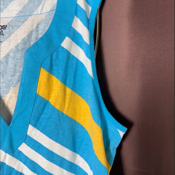 Lands'‎ End Women's 2X, L LONG Sleeveless Swim Cover-up Dress Cotton Jersey Tur - Picture 7 of 10